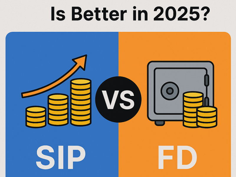 📊 SIP vs FD – Which Is Better in 2025? A Beginner-Friendly Comparison